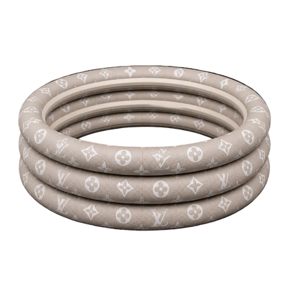 Beige Steering Wheel Cover