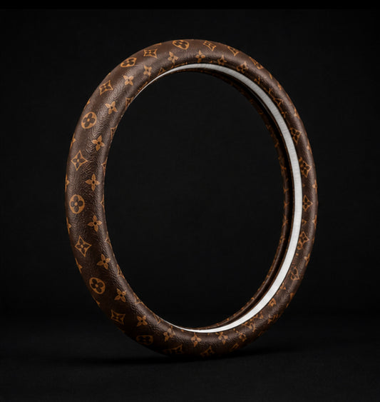 Brown Steering Wheel Cover