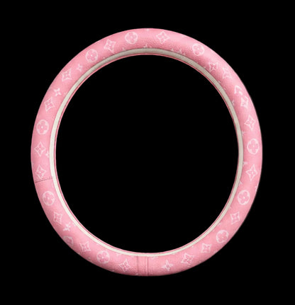Light Pink Steering Wheel Covers