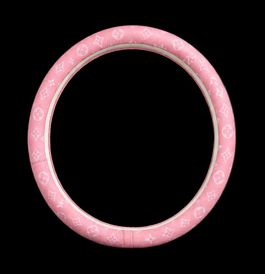 Light Pink Steering Wheel Covers